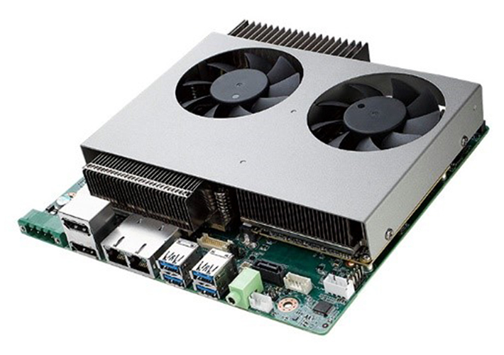 foto Advantech lanza la AIMB-288E con NVIDIA Quadro GPU para acelerar el despliegue de inteligencia de perímetro.